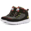 Scarpe con velcro in misto Microspec Zovox “Nero Grigio Rosso”