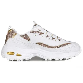 Scarpe D’ Lites Low-Top Daddy Bianco/Oro