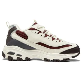 Scarpe D’ Lites Zip Along “Bianco Borgogna Grigio”