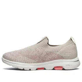 Scarpe da corsa Go Walk 5 Marrone/Rosa/Bianco