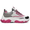 Scarpe da papà basse Black Jack Grigio/Bianco/Rosa