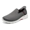 Scarpe Go Walk 6 “Grigio Rosso Bianco”