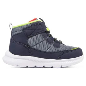 Scarpe Microspec Zovox in tessuto misto con velcro “Navy Grey”
