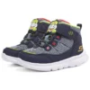 Scarpe Microspec Zovox in tessuto misto con velcro “Navy Grey”
