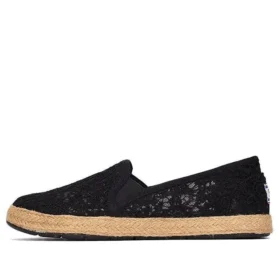 Scarpe slip-on con lacci “Nero”
