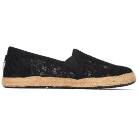 Scarpe slip-on con lacci “Nero”