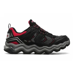 Scarpe sportive basse Turbowave antiscivolo e resistenti all’usura, nero e rosso
