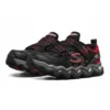 Scarpe sportive basse Turbowave antiscivolo e resistenti all’usura, nero e rosso