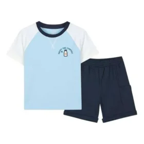 Set casual con grafica “Blu Nero”