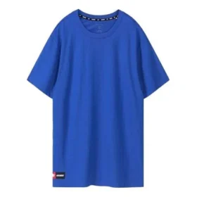 Skechers da uomo a maniche corte con collo rotondo blu