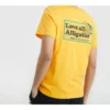 Skechers da uomo con stampa alfabetica in maglia a maniche corte Giallo