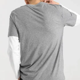 Skechers da uomo con stampa alfabetica Skechers Sport a maniche corte Grigio