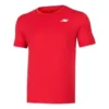 Skechers da uomo per allenamento e corsa, in maglia, a maniche corte, rosso clown