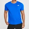Skechers da uomo per allenamento e corsa, maniche corte, blu