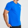 Skechers da uomo per allenamento e corsa, maniche corte, blu