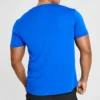 Skechers da uomo per allenamento e corsa, maniche corte, blu