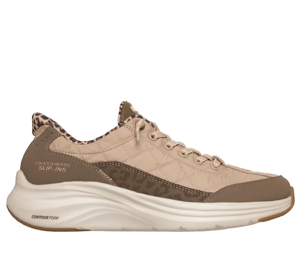 Skechers Slip-ins: Contour Foam – Cozy Fit Leopard Dream Skechers Slip-ins: Contour Foam – Cozy Fit Leopard Dream