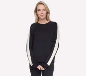 Skechluxe Elevate Maglia a girocollo con inserti