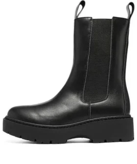 Slip-on Mid Top “Nero”