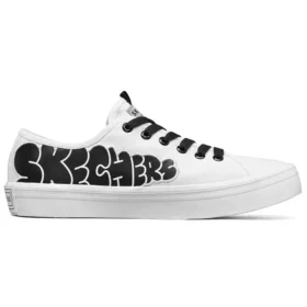 Sneakers basse Jeremyville x Skechers V”Lites Bianco/Nero