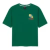 Stampa a motivi, traspirante, maniche corte, stile coppia, verde