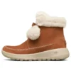 Stivali da neve On-the-GO Joy con pompon “Marrone Bianco”