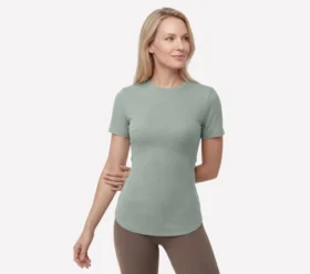 T-shirt a tunica Go Walk Luxe Rib