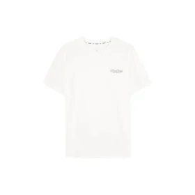 T-shirt casual sportiva a maniche corte “White Yellow”