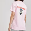 Unisex Maglia Stampa Rosa
