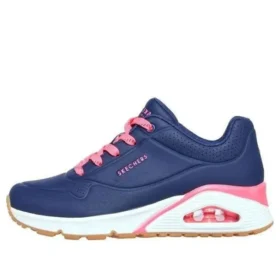 Uno Highlines Low-Top Blu/Rosa