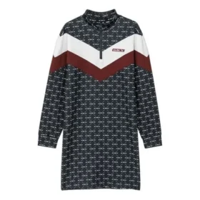 Vestito sportivo patchwork con inserti a contrasto “Nero Bianco Rosa” Vestito sportivo patchwork con inserti a contrasto “Nero Bianco Rosa”