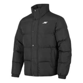 Waterproof piumino con stampa a lettere “Black”