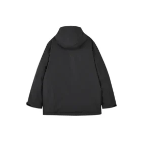 Waterproof Piumino con stampa a lettere Sports Lifestyle “Black”