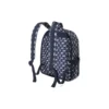 Zaino casual con stampa a lettere “Navy White”