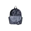Zaino casual con stampa a lettere “Navy White”