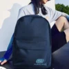Zaino con logo stampato “Blu”