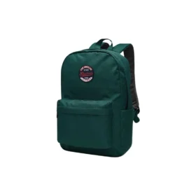 Zaino in tessuto con cerniera Retro Student “Verde”