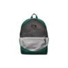 Zaino in tessuto con cerniera Retro Student “Verde”